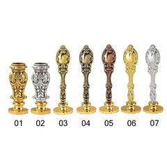 Wax Seal Handle Metal Roman Column Stamp Craft Supplies for Wedding Invitations