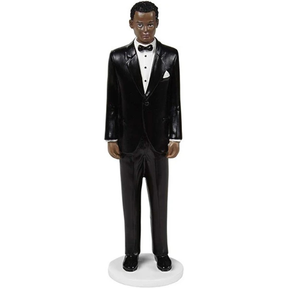 Cake Topper – Classic African American Groom