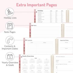 Teacher Planner 2026-2027, Academic Planner 2026-2027, Jul 6.3″ x 8.5″ Pink