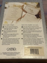 Gartner studios 50 Count Platinum Hearts Wedding Invitation Kit~ Sealed Package