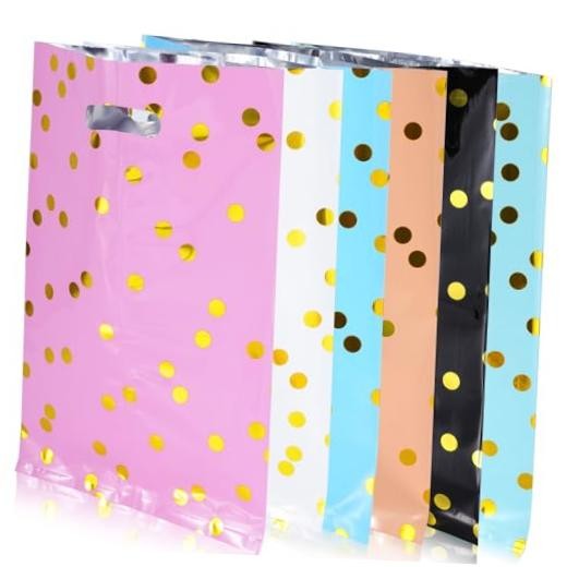 Agaommio 30pcs Party Favor Bags for Kids 30pcs Polka Dot Pattern 6colors