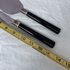 Vera Wang by Wedgwood «With Love» Black Cake Knife & Server Great Wedding Gift