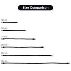1/2″ OD x 3/8″ ID 12″ Non-Whistle Flexible Flex G…