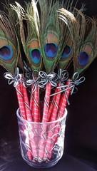 12 Peacock Feather Pen Party,forParty,Sweet16,Bridal S,Mom GIft,Weddin Favors
