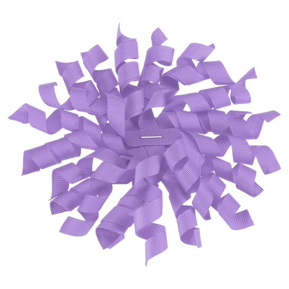 6 Piece Grosgrain Bows 4 Inch for Gifts, Purple Adhesive Tape