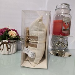 Charming Ivory Ring Pillow 7″ Elegant Lace & Burlap Design/ Pearl Wedding Decor