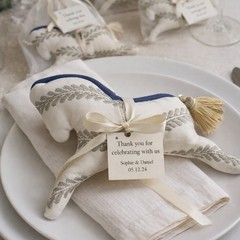 Wedding Horse Table Decor, Neutral Fabric Scandinavian Style Set of 10 pcs