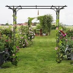 Garden Arch Metal Wedding Arch Backdrop Stand Garden Trellis for Climbing Plants