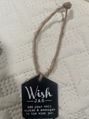 Wish Jar Wedding Prayers Birthday Special Occasion Keepsake SIGN ONLY