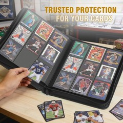 Tcgenith Trading Card Binder Card Binder 9 Pocket For Trading Cards Holds 540
