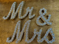 Mr Mrs Sign Rustic Wedding Table Decor Gift Wedding Decorations Xmas Tree Topper