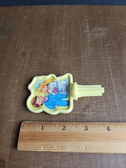 Vtg Fisher Price Cake Topper Bride & Groom Figurine Wedding Fun candle Food