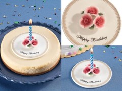 Ceramic Make A Wish Birthday Candle Holder, FREE SHIPPING