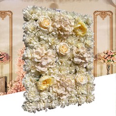 6 Pack Artificial Silk Flower Wall Panels Wedding Photography Party Venue Decor