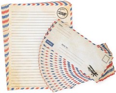 200 Pack Airmail Paper and Envelopes Set -120 200 PACK AIRMAIL