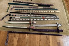 Wedding Dancing Sticks Swords Handmade Wooden