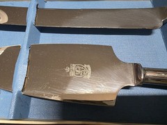 Kirk & Matz Wedding Cake Knife & Server Set, 2pc Glossy Stainless Steel