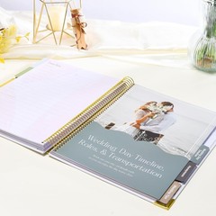 Comprehensive Wedding Planner with Checklists, Calendars & 196 Pages of Guidance