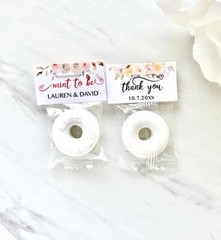 50 Personalized wedding mints, affordable wedding favors, mint to be favors