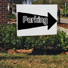 10 Pack 18» x 12» White Corrugated Plastic Sign Blank Board Double Sided fo…
