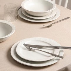Stone Lain Oasis Stoneware Plate Dish Set 4-Piece Dinner Plates – Ceramic