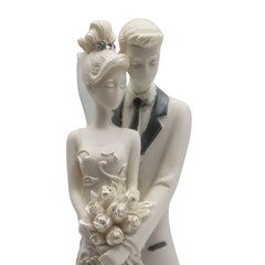 Love Count the Ways Dancing Couple Wedding Cake Topper