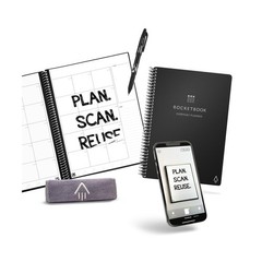 Rocketbook Smart Reusable Everyday Planner, Undated Weekly, Mon… FAST USA SHIP