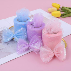Colorful Love Glitter Tulle Rolls 6 Inch X 10 Yards (30 Feet) Tulle Rolls Spool