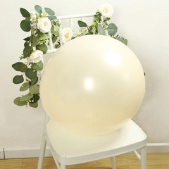 10 CREAM 18″ Biodegradable Latex Matte Pastel Balloons Party Wedding Decorations