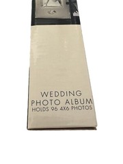 Royal Limited Wedding Album Keepsake Box Silver Tone Cherry Wood Bridal Gift NIB