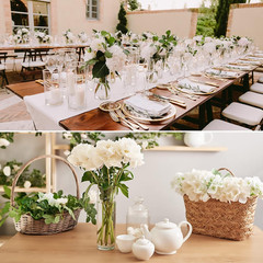 Elegant Round Glass Mirror Trays & Vases Set for Wedding & Party Centerpieces