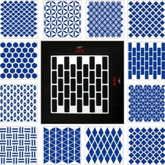 12 pcs Children s Early Educational Mandala Dotting DIY Painting Template Stenci