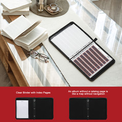 Large Binder Acid-free Photo Holder Storage Album +50x Print File 135 Film Pages