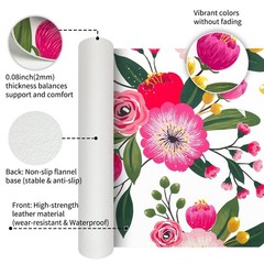 Bloss Pink Floral Desks Mat,Clearance Overstock Limited Stock Discontinued Si…