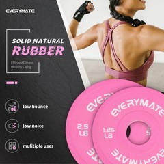 Everymate Change Weight Plates 1.25Lb 2.5Lb Set Fractional Plate Olympic Bumper
