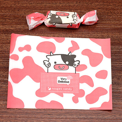 200Pcs Nougat Candy Wrappers DIY Chocolate Food Package Paper