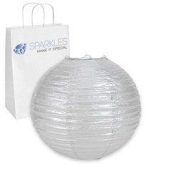 10 pcs 6″ inch Chinese Paper Lantern – Silver – Wedding Party Event ka