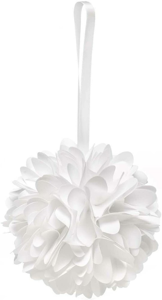 Hortense B Hewitt Hortense B. Hewitt Wild Flower Kissing Ball, white