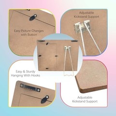 Romantic Long Distance Relationship Picture Frame 4″x6″-I Love You More Than