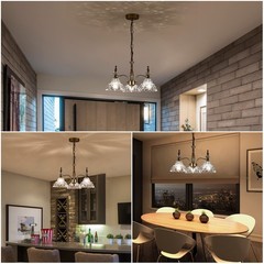 HDDFL Chandelier Light 3 Lights Chandeliers Lamp Modern Pendant Lighting Fixt…