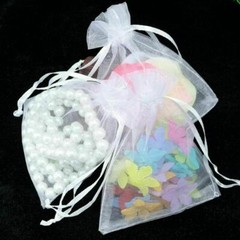100x Organza Gift Bags Wedding Favor Party Sheer Candy Bag Jewelry Pouches 4″x5″