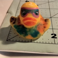 Mini Rubber Ducky Hipster Couple Pair Duckies Lot 2