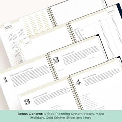 Day Designer 2026-2027 Weekly and Monthly 8.5″ x 11″ Peyton Navy- 2026/2027