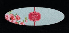 RARE! VINTAGE ROSIES PANTRY CERAMIC CAKE SERVER 10″ LONG IN DECORATIVE BOX NEW
