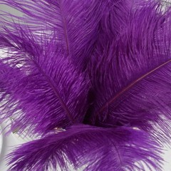 12 pcs 10-15″ long Purple Genuine Ostrich FEATHERS Wedding Party Centerpieces