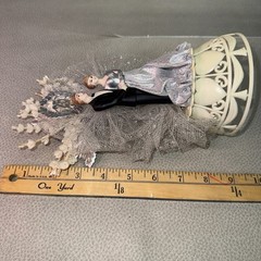 Vintage 25th Wedding Anniversary Cake Topper New Zealand 1980 Coast Novelty