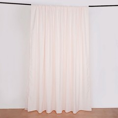 10×10 feet Dual Layer Polyester Sheer Chiffon Backdrop CURTAIN Rod Pockets Party