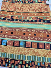 PINOWU Ethnic Style Drawstring Gift Bags 5×7″ Cotton Gift Pouches 12-Pack NEW