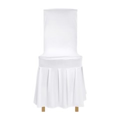 Dining Chair Covers Slipcover With Skirt, Dining Seat Protector For Home & Hotel
