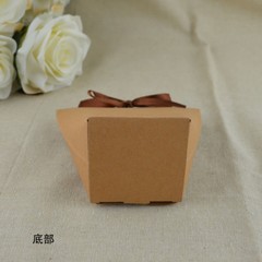 50/100PCS Kraft Paper Square Chocolate Candy Gift Boxes Wedding Party Favor Box